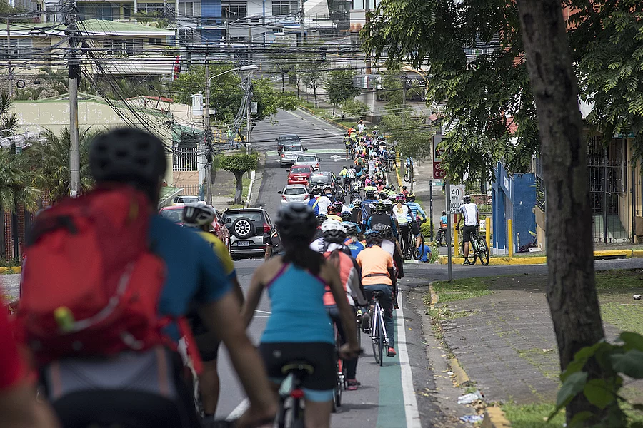 Tomada en el marco de la cleteada de Expobici 2018