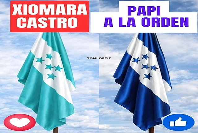 Bandera de Honduras, dos tonos de azules en disputa
