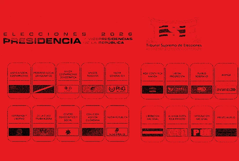 Boleta de elecciones Costa Rica