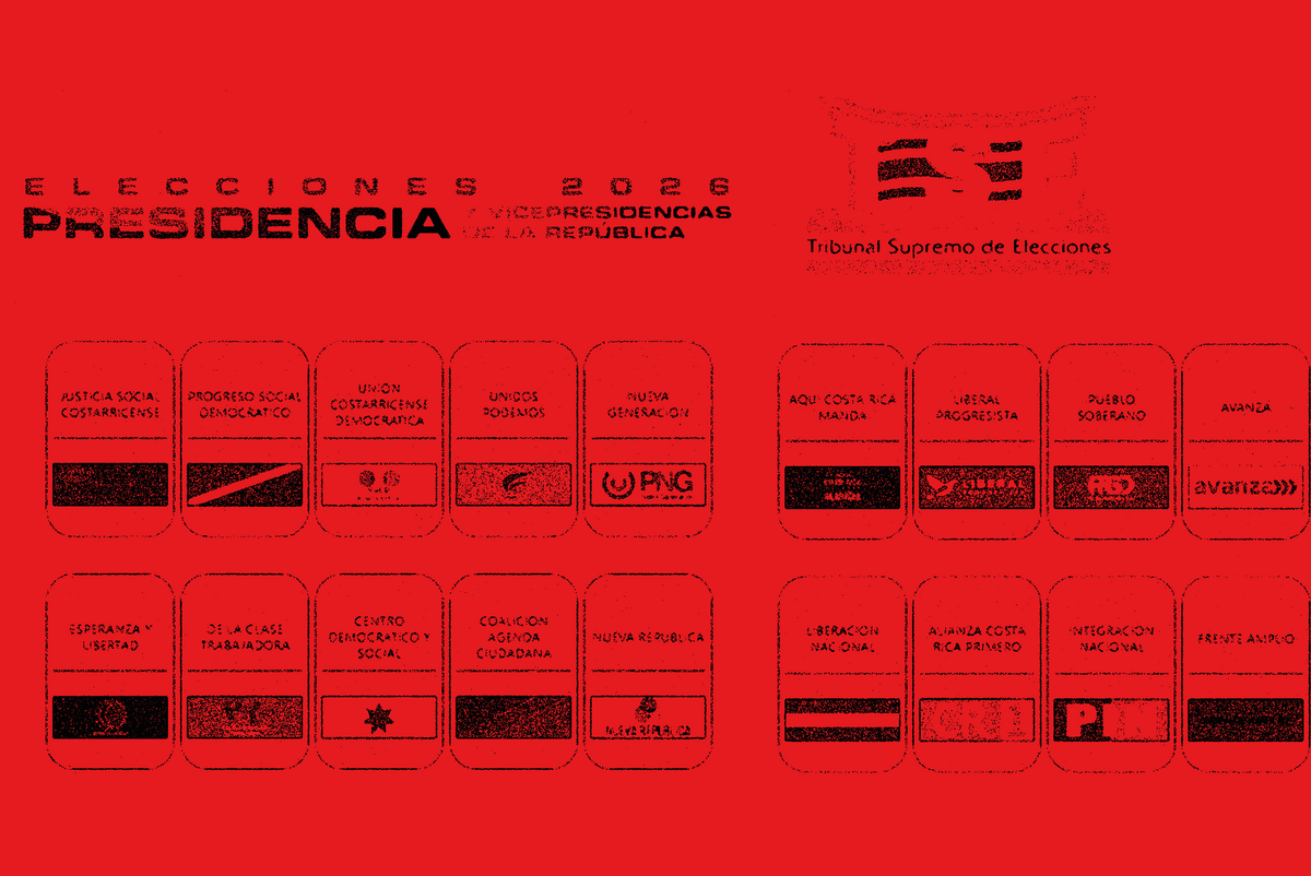 Boleta de elecciones Costa Rica