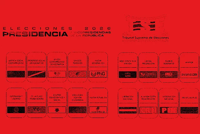 Boleta de elecciones Costa Rica