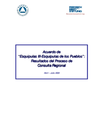 Acuerdo de "esquipulas III-esquipulas de los pueblos"