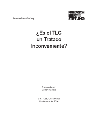 Es el TLC un tratado inconveniente?