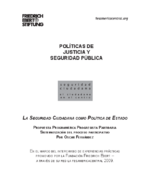 Políticas de justicia y seguridad pública