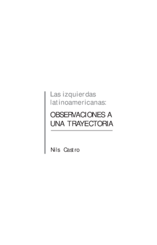 Las izquierdas latinoamericanas