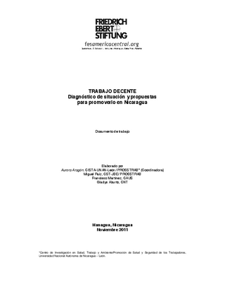 Trabajo decente