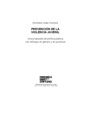 Prevención de la violencia juvenil