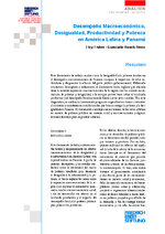 Desempeño macaroeconómico, desigualdad, productividad y pobreza en América Latina y Panamá