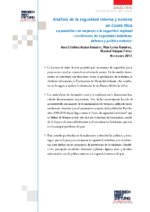 Análisis de la seguridad interna y externa en Costa Rica