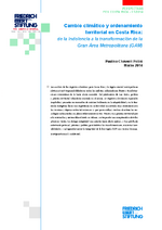 Cambio climático y ordenamiento territorial en Costa Rica