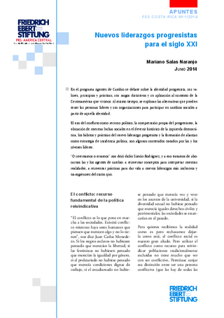 Nuevos liderazgos progresistas para el siglo XXI