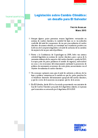 Legislación sobre cambio climático