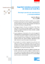 Seguridad ciudadana y prevención de violencia en Costa Rica