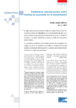 Estándares internacionales sobre libertad de expresión en la radiodifusión