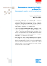 Estrategia de adaptación climática en Costa Rica