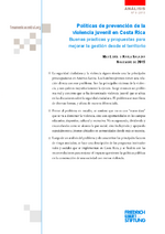 Políticas de prevención de la violencia juvenil en Costa Rica