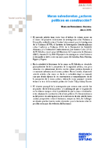 Maras salvadoreñas actores políticos en construcción?