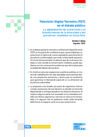 Televisión digital terrestre (TDT) en el debate público