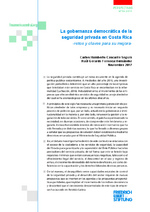 La gobernanza democrática de la seguridad privada en Costa Rica