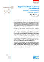 Seguridad ciudadana en jóvenes costarricenses