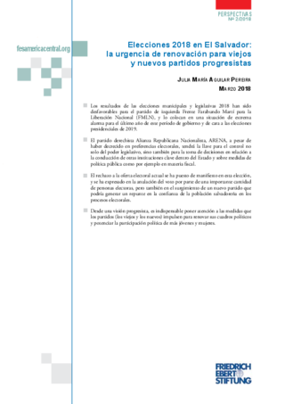 Elecciones 2018 en El Salvador