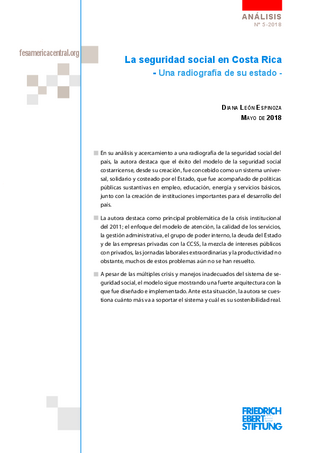 La seguridad social en Costa Rica