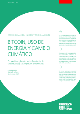 Bitcoin, uso de energía y cambio climático