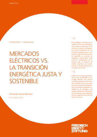 Mercados eléctricos vs. la transición energética justa y sostenible
