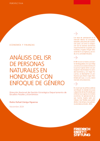 Análisis del ISR de personas naturales en Honduras con enfoque de género
